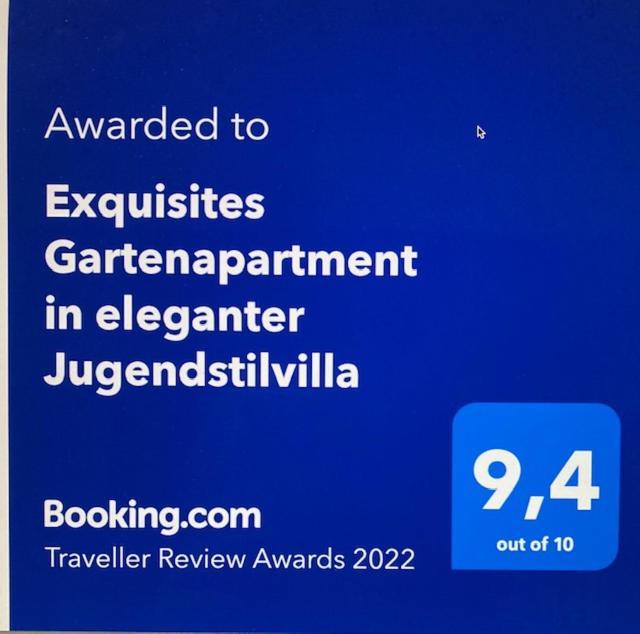 Exquisites Gartenapartment In Eleganter Jugendstilvilla فيينا المظهر الخارجي الصورة